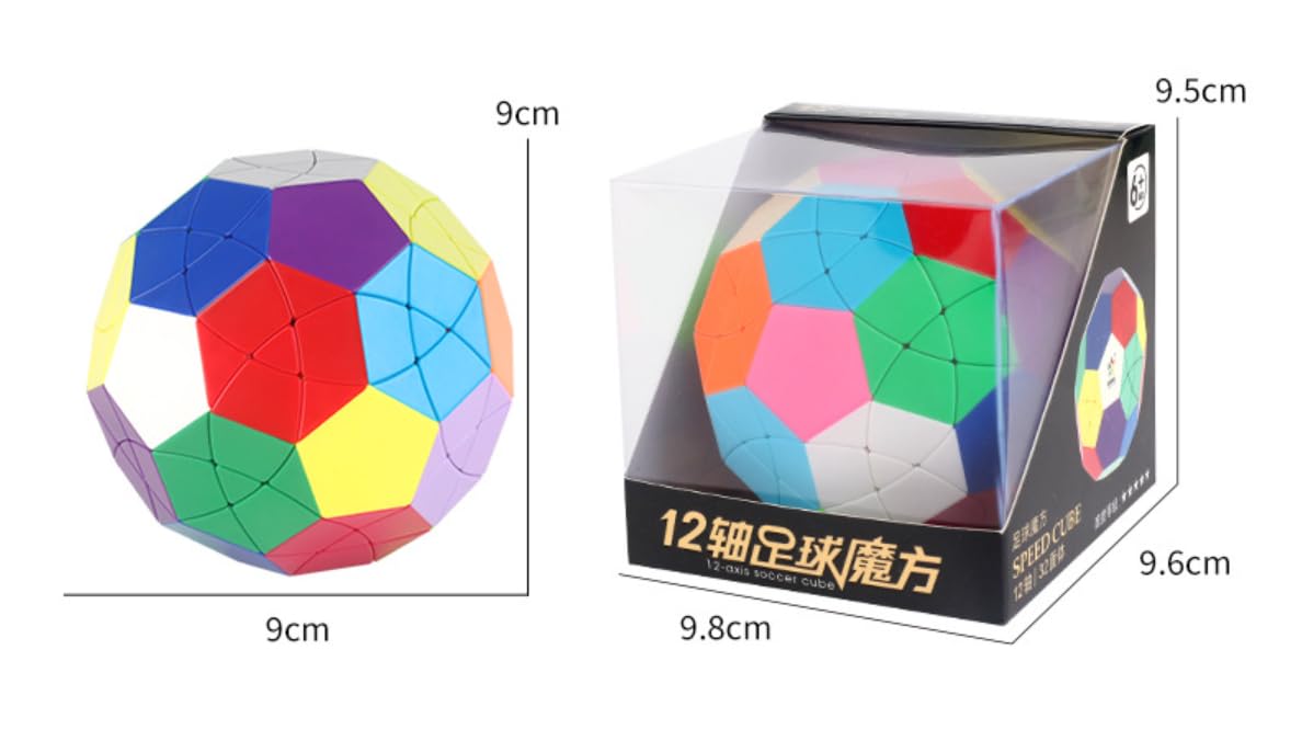 Cuberspeed YuXin Soccer Pentagonal Puzzle – Stickerless Football-Style Megamin Speed Cube