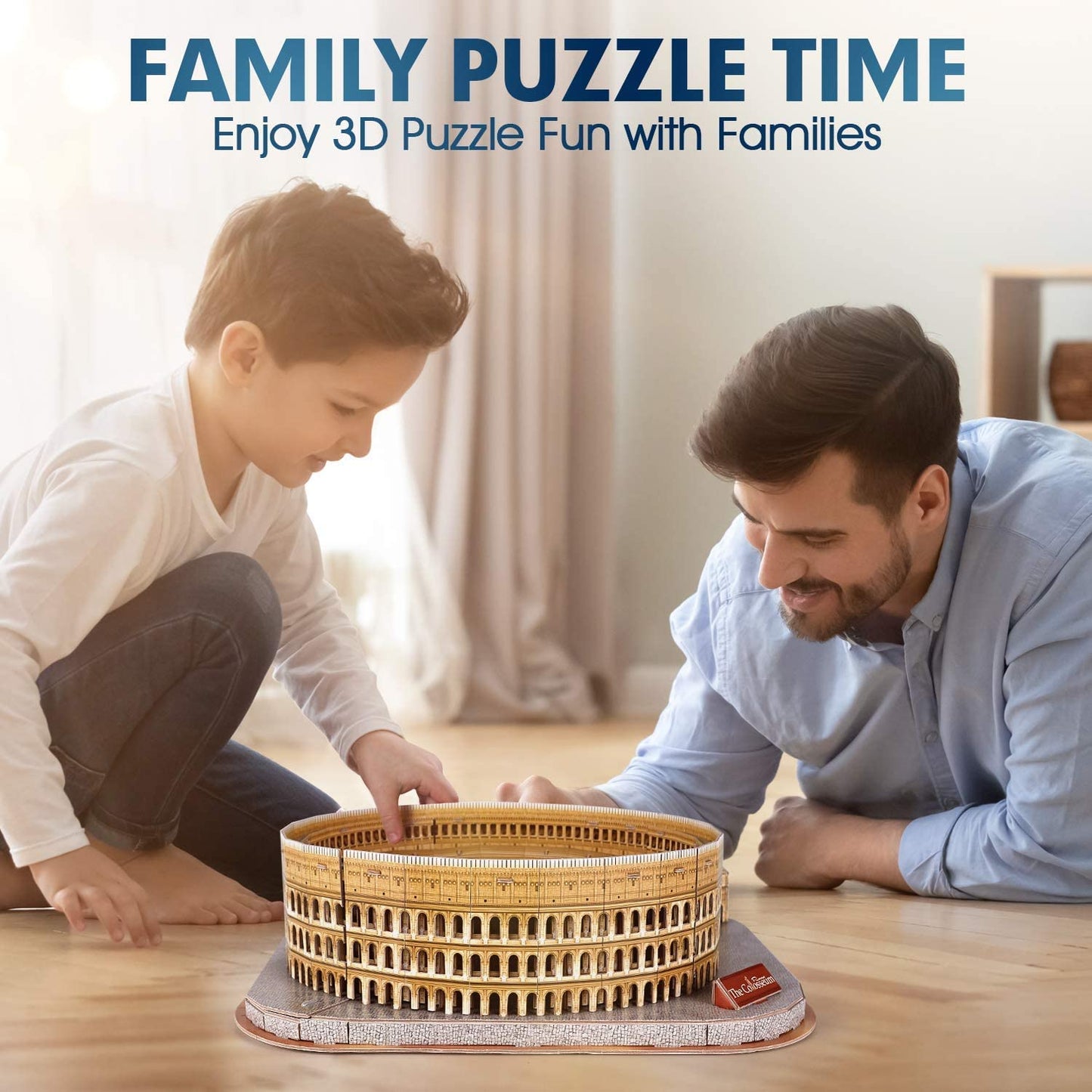 CubicFun Colosseum 3D Puzzle – 131-Piece Rome Architecture Model Kit