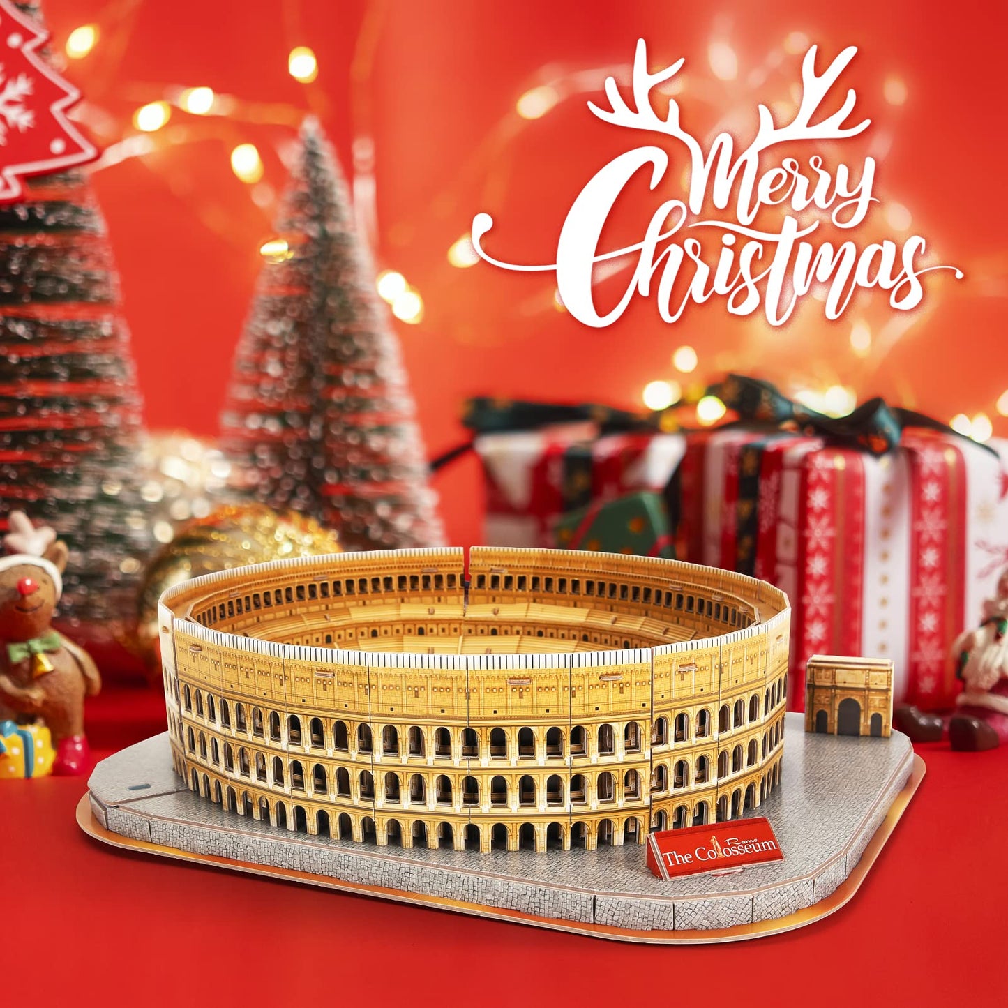 CubicFun Colosseum 3D Puzzle – 131-Piece Rome Architecture Model Kit