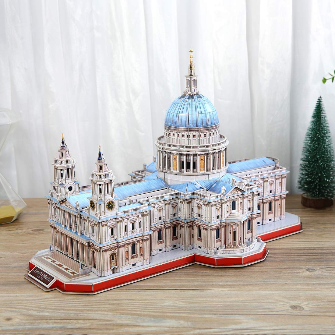 CubicFun 3D Puzzle - Saint Paul Cathedral 643 Pieces with Open-Close Architecture