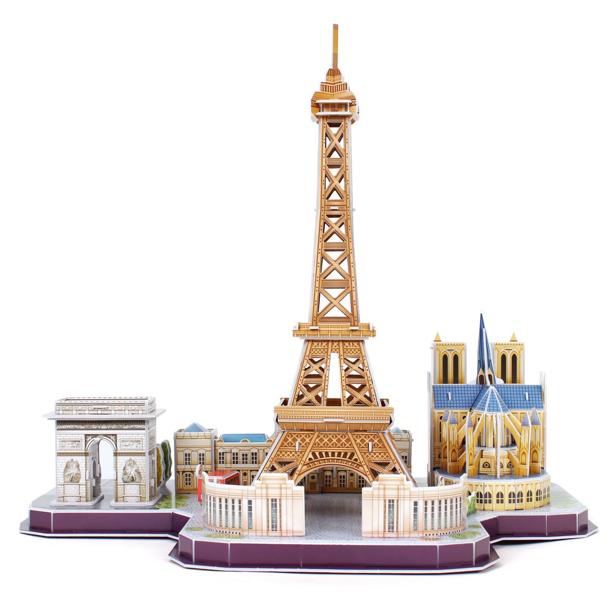 CubicFun Eiffel Tower 3D Puzzle for Kids 8–12 | Paris Cityline STEM