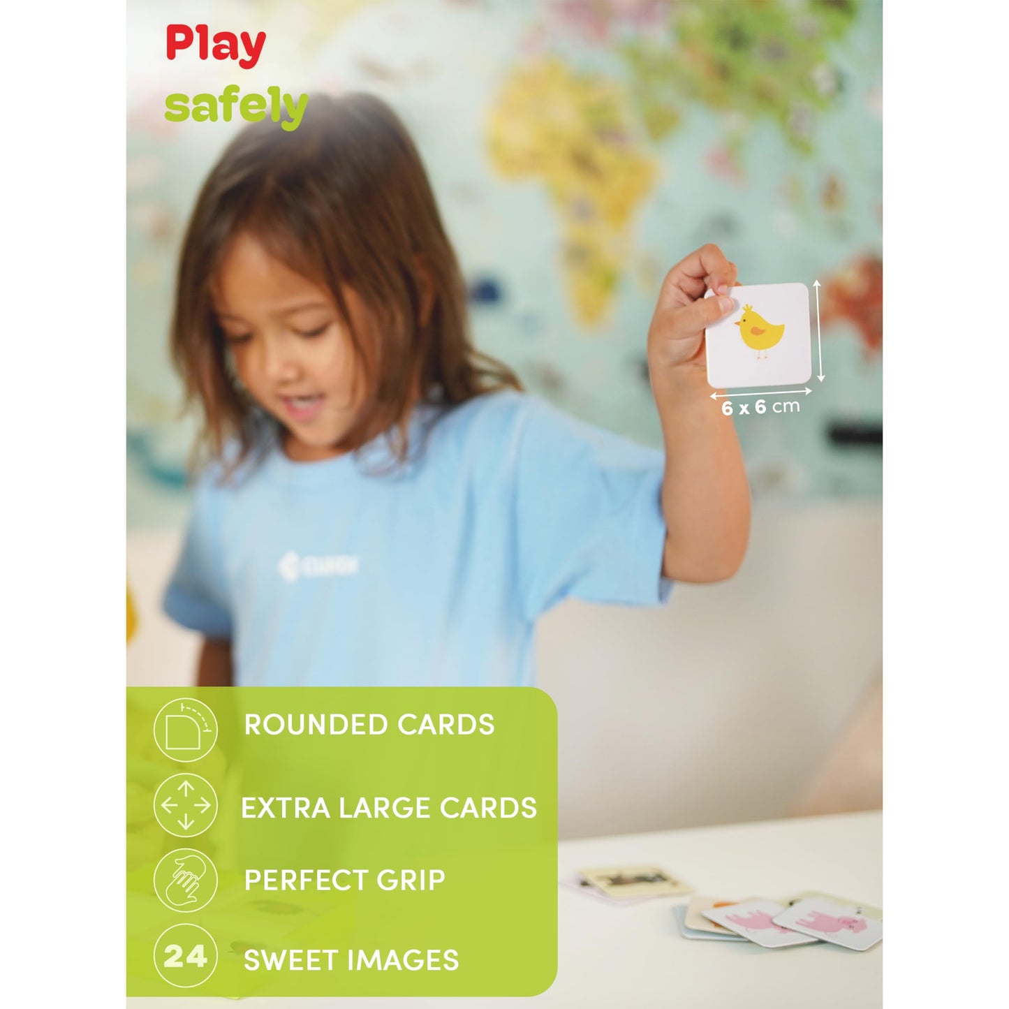 CUBIDI Memory Matching Game | Montessori-Inspired Card Games for 4+ Year Olds