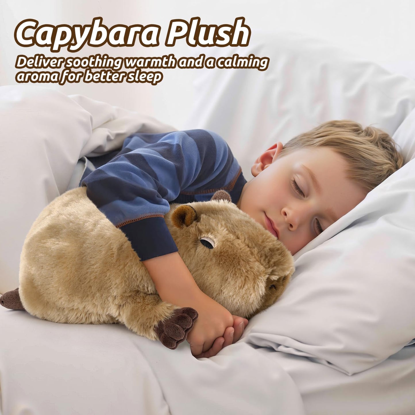 Capybara Stuffed Animals by Cuckool | Microwaveable Plush with Lavender Scent for Cozy Hugs