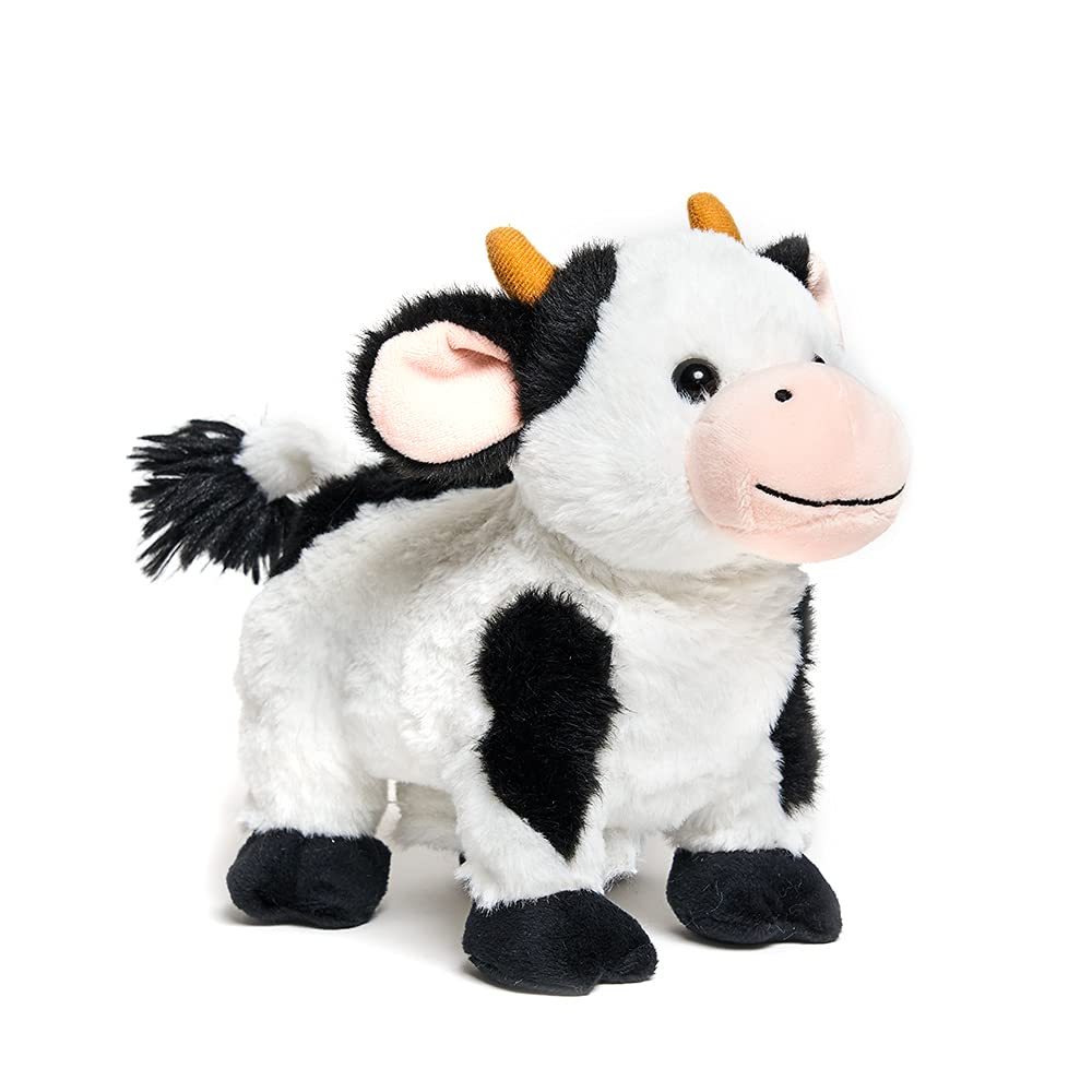 Cuddle Barn Barnyard Buddies Cow – Animated Singing Plush (8 inch) with Walking Motion