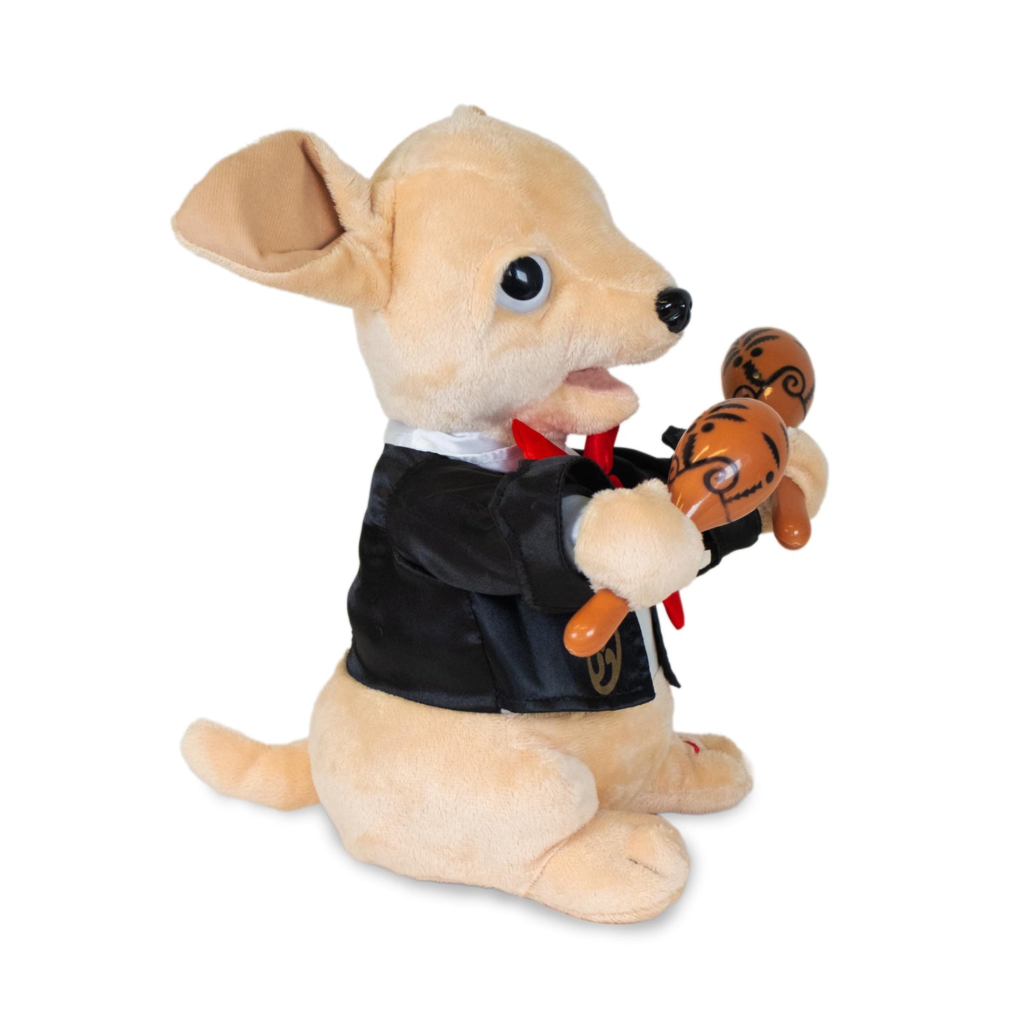 Chuey Bamba 12" Singing Chihuahua Plush by Cuddle Barn – Shakes Maracas to La Bamba
