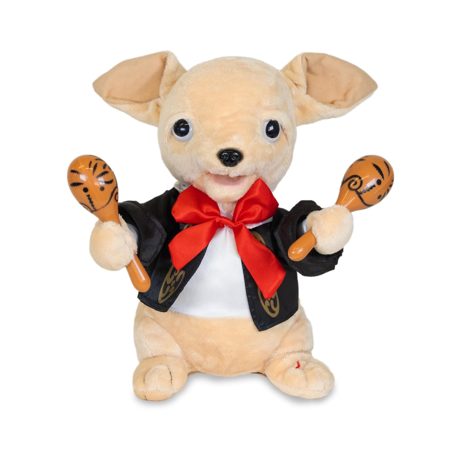 Chuey Bamba 12" Singing Chihuahua Plush by Cuddle Barn – Shakes Maracas to La Bamba