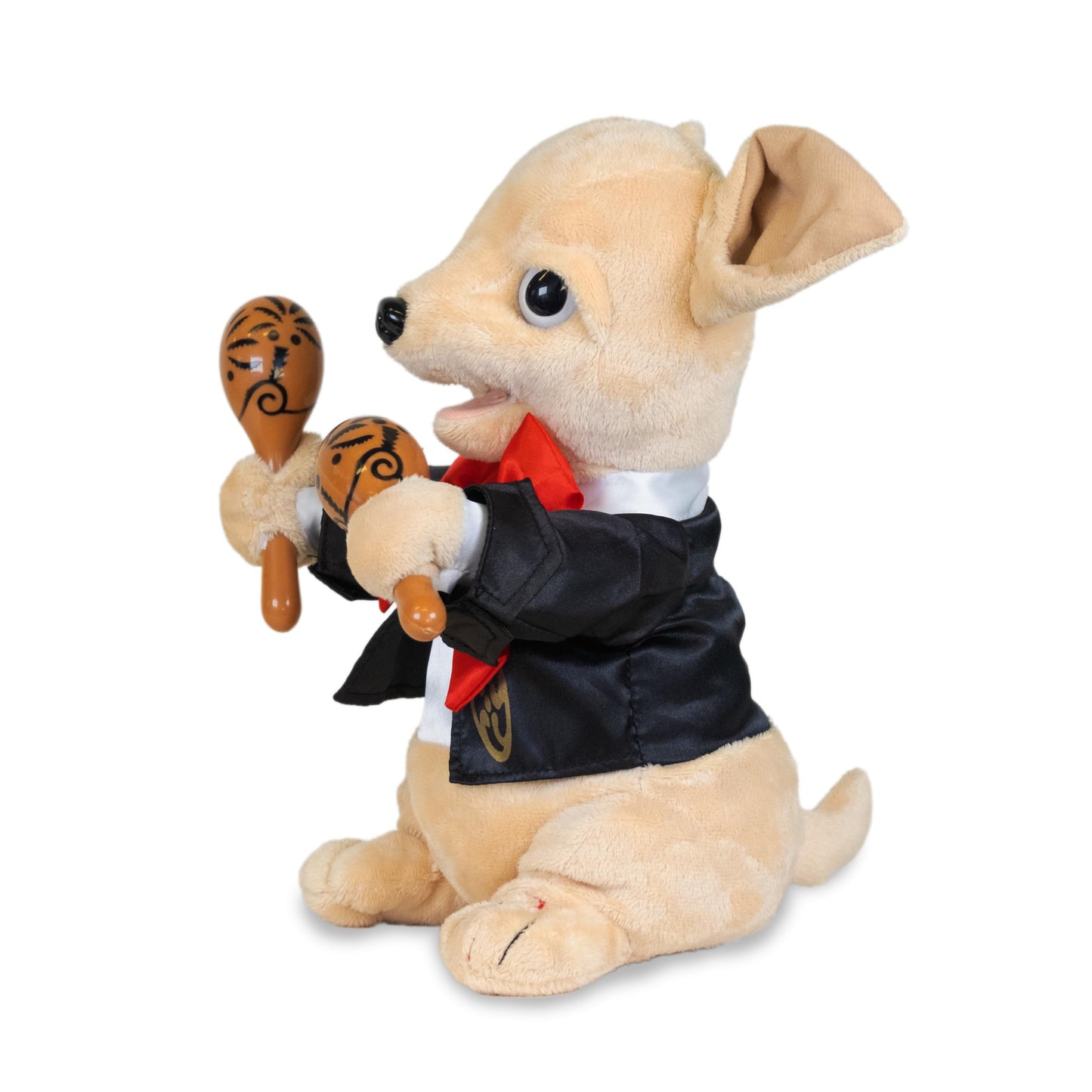 Chuey Bamba 12" Singing Chihuahua Plush by Cuddle Barn – Shakes Maracas to La Bamba