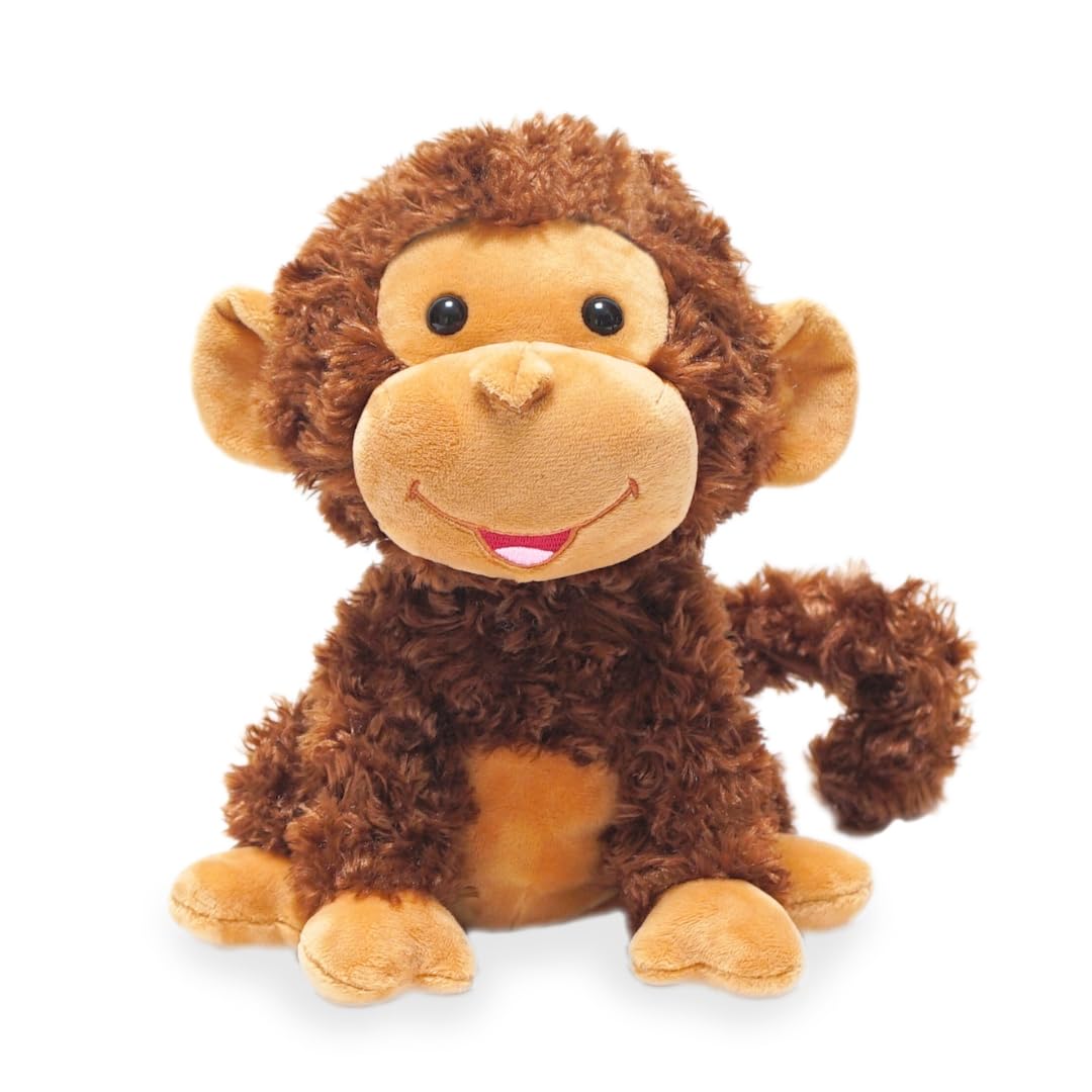 Cuddle Barn Crackin' Up Coco - 10-Inch Animated Twirling Monkey Plush (Batteries Included)