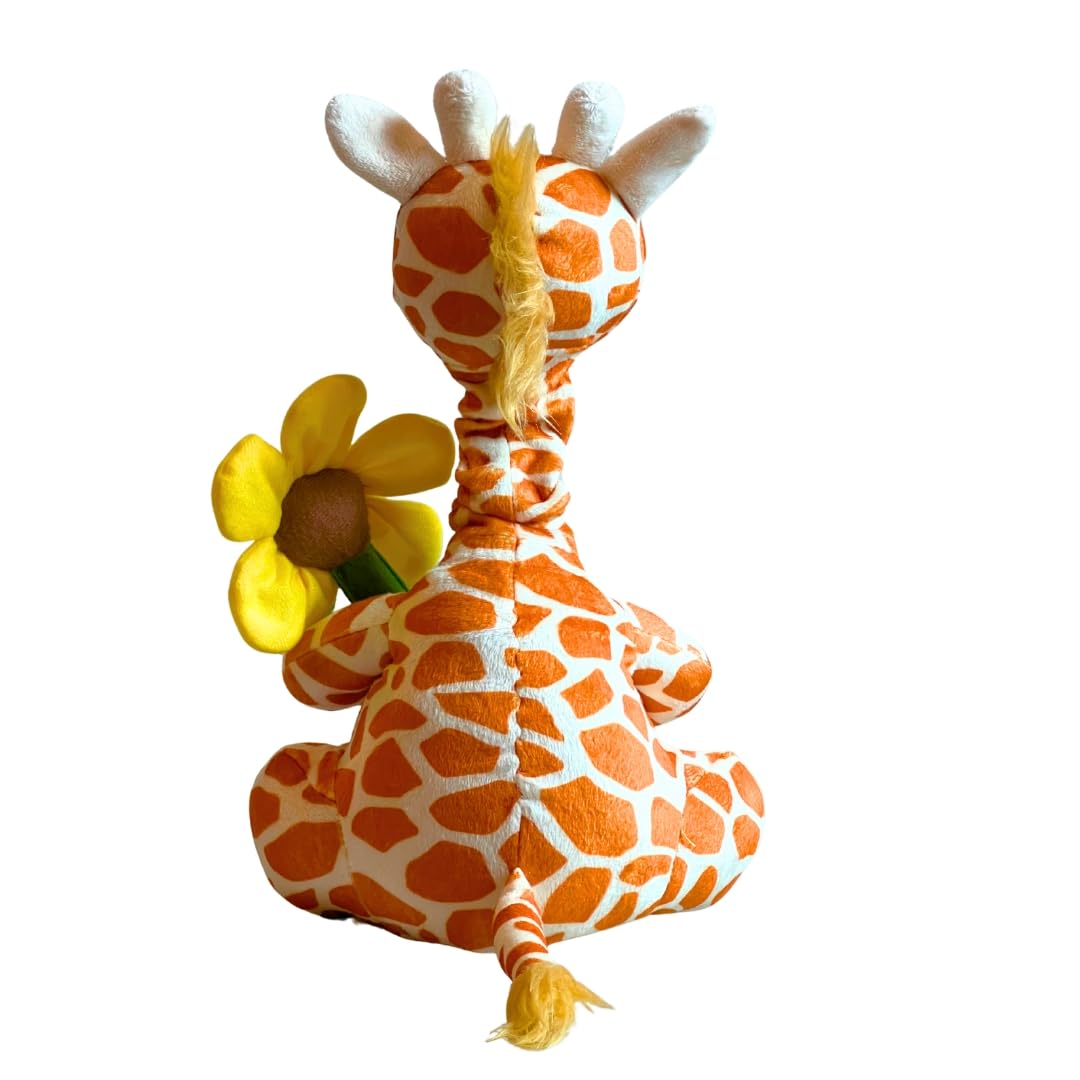 Cuddle Barn Gerry — Animated Plush Giraffe with Neck Growth & Song (12 Inches)