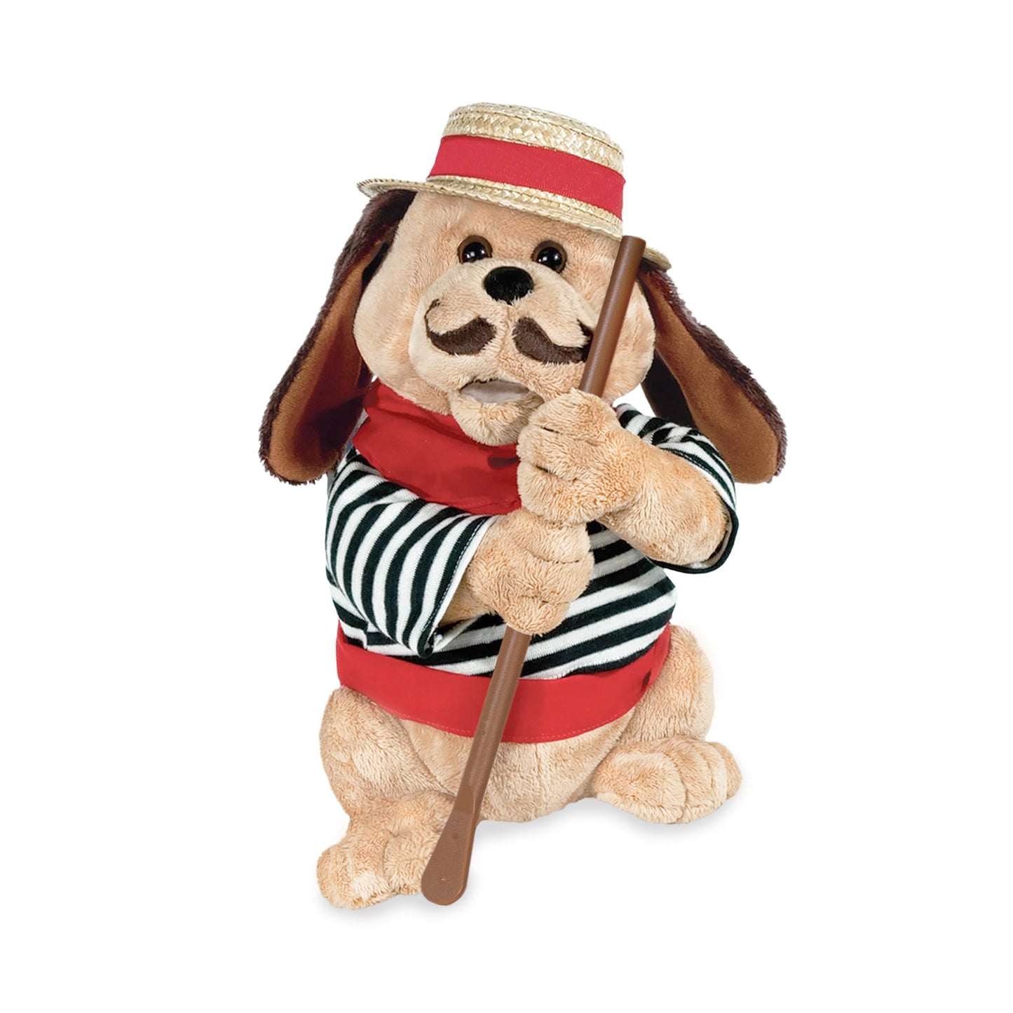 Cuddle Barn Gondolomio Valentines Toy Puppy — Animated Plush Sings O Sole Mio & It's Now or Never