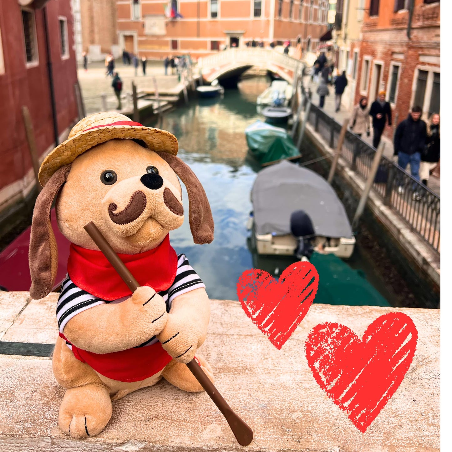 Cuddle Barn Gondolomio Valentines Toy Puppy — Animated Plush Sings O Sole Mio & It's Now or Never