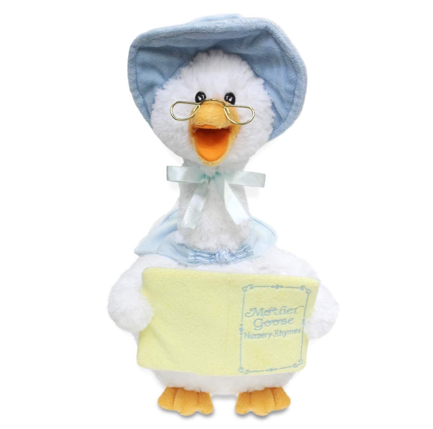 Cuddle Barn Mother Goose Animated 14-Inch Plush - Talking Storytelling Toy for Kids