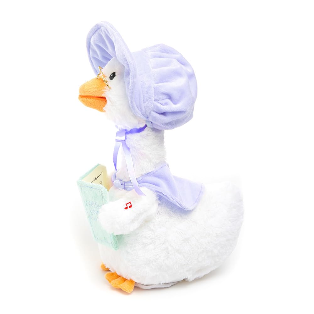 Cuddle Barn Mother Goose Read-Along (Periwinkle) – Animated Plush Recites 7 Nursery Rhymes
