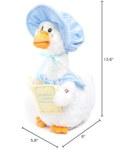 Cuddle Barn Mother Goose Animated 14-Inch Plush - Talking Storytelling Toy for Kids