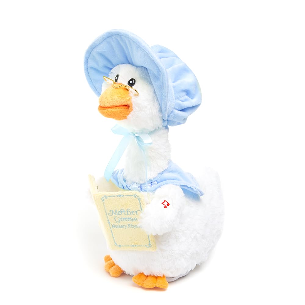 Cuddle Barn Mother Goose Animated 14-Inch Plush - Talking Storytelling Toy for Kids