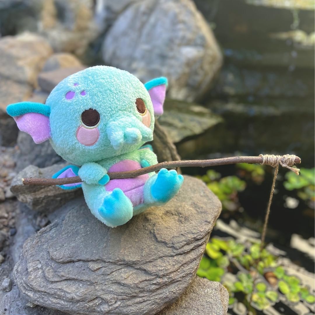Cuddle Barn PlushGoals - Lulu The Curious Cthulhu | 10-Inch Cute Kawaii Soft Plush