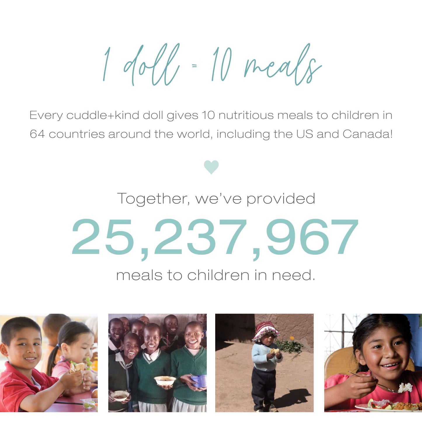 cuddle + kind Elliott The Fawn 13-Inch Hand-Knit Doll — 1 Doll = 10 Meals, Fair Trade, Heirloom Quality, Handcrafted in Peru, 100% Cotton Yarn