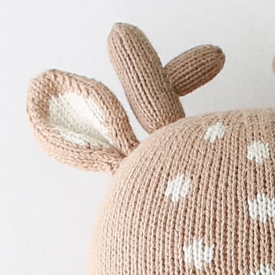 cuddle + kind Elliott The Fawn 13-Inch Hand-Knit Doll — 1 Doll = 10 Meals, Fair Trade, Heirloom Quality, Handcrafted in Peru, 100% Cotton Yarn