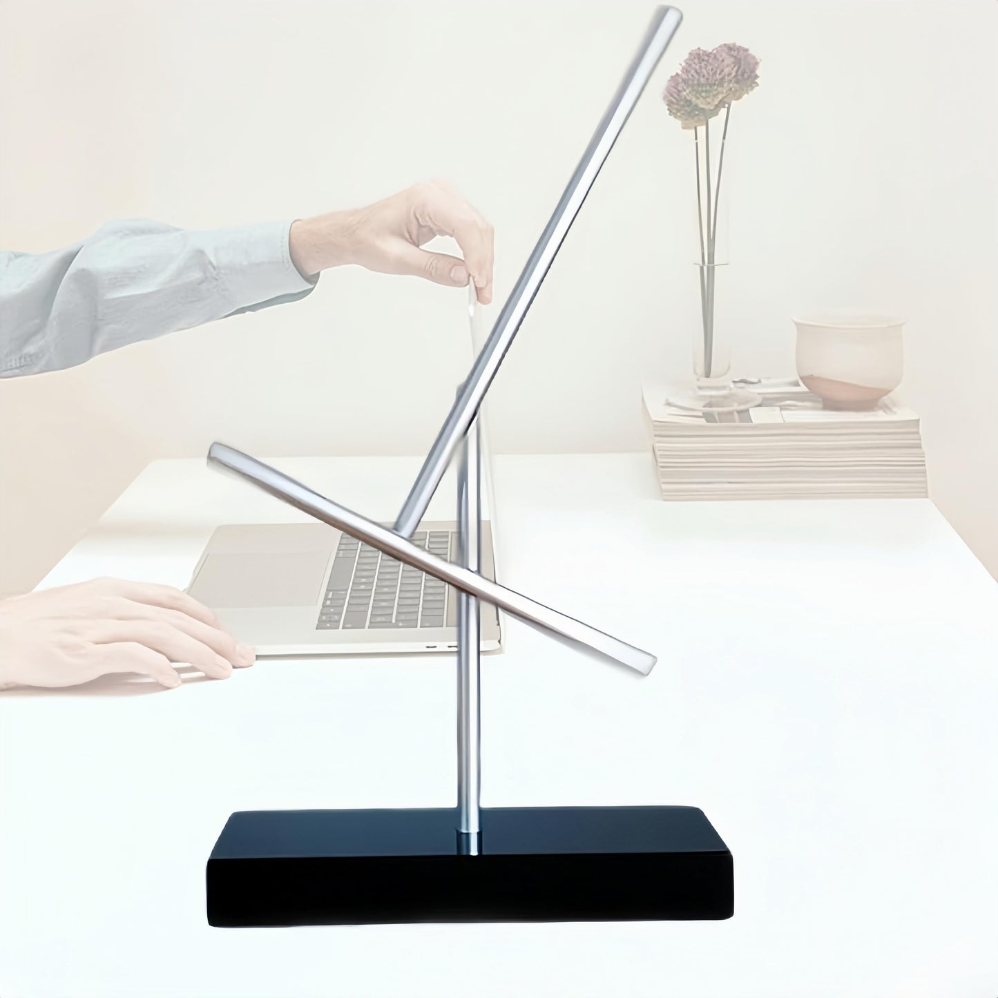 CulinaryEdge Kinetic Energy Sculpture Pendulum – Desktop Perpetual Motion Ornament