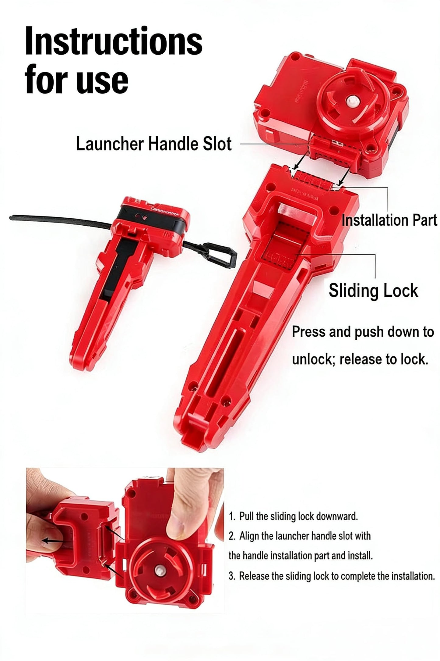 Cunjxtan Burst Gyro All-in-One Portable Battle Arena – 4 Tops, 2 Launchers, 2 Handles (CX01-4A)