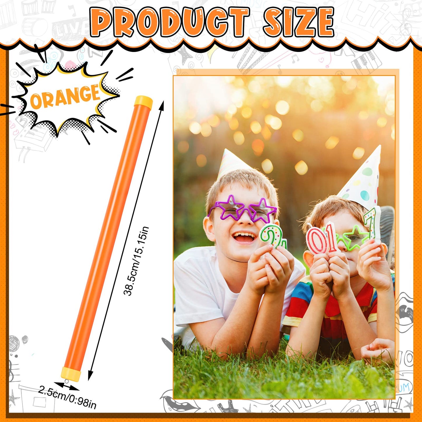 Cunno Groan Tube Noise Maker Stick – Funny Party Noisemaker for Celebrations