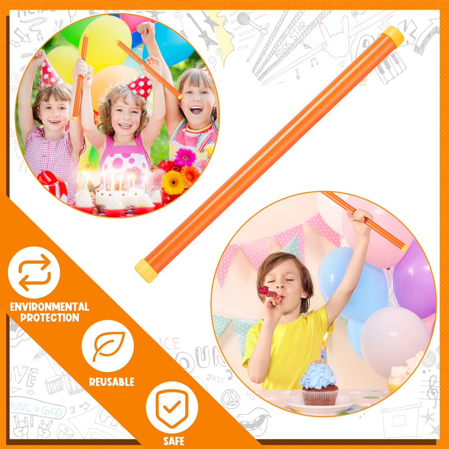 Cunno Groan Tube Noise Maker Stick – Funny Party Noisemaker for Celebrations