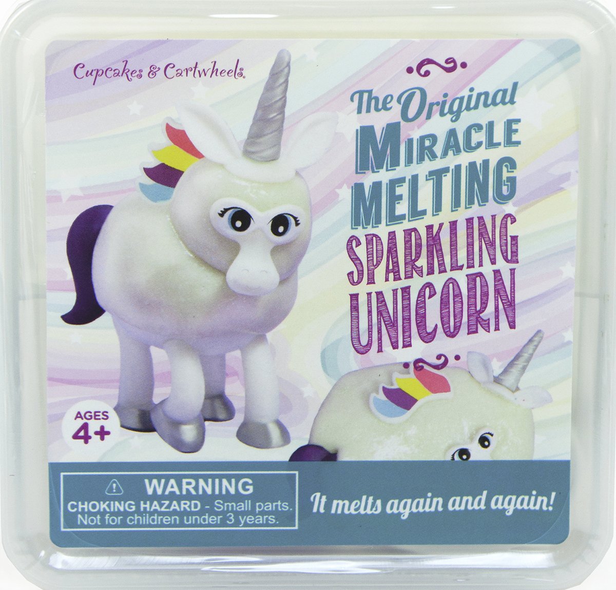 Cupcakes & Cartwheels - The Original Miracle Melting Sparkling Unicorn Play Dough