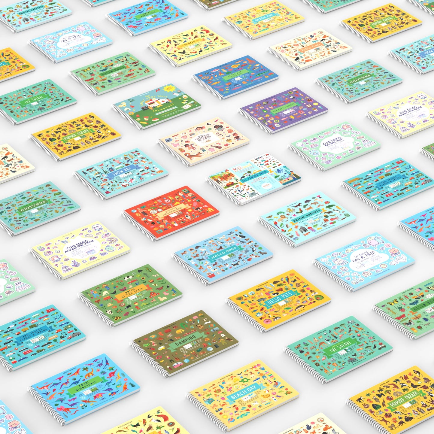 Cupkin Mosaic Sticker Art Kit – 3000+ Stickers, 52-Page ABC Mosaics Craft Book