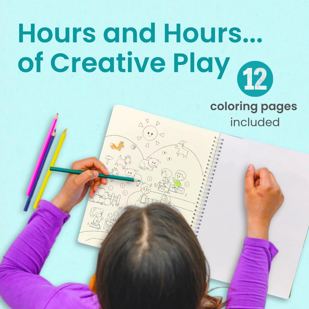 Cupkin Together with You: 500+ Sticker Book for Kids 2-8 — 12 Coloring Pages