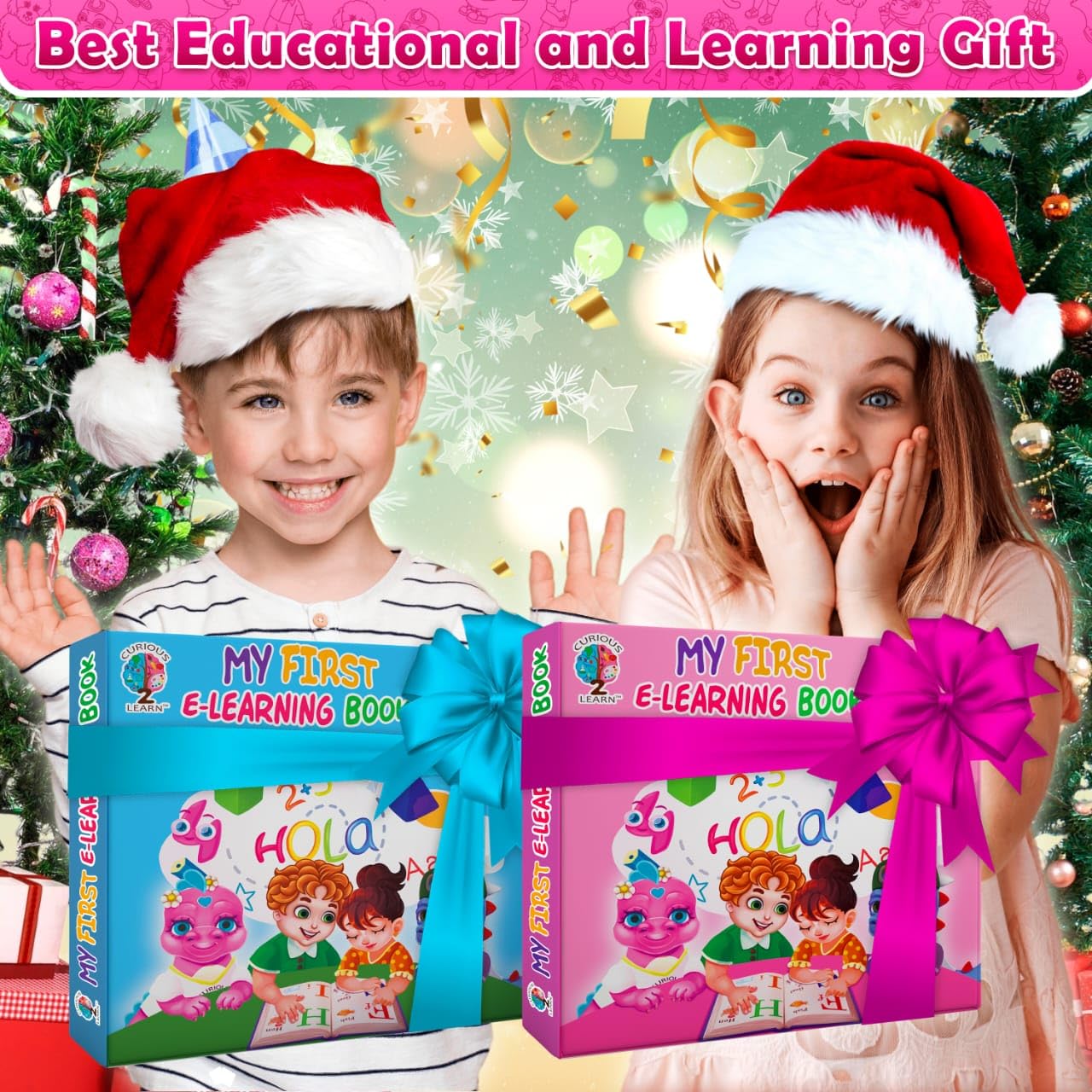 Curious 2 Learn ABC Sound Book for Toddlers 3–5 – Bilingual English & Spanish