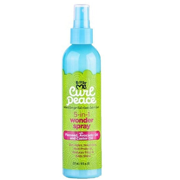 Just for Me Curl Peace 5 In 1 Wonder Spray Detangling, Moisturizing & Defining for Kids' Curly & Coily Hair 237ml / 8.01 oz