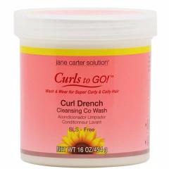 Jane Carter Solution Curls To Go Curl Drench Cleansing Co Wash Hydrating & Detangling for Curly & Coily Hair 454g/16.01 oz