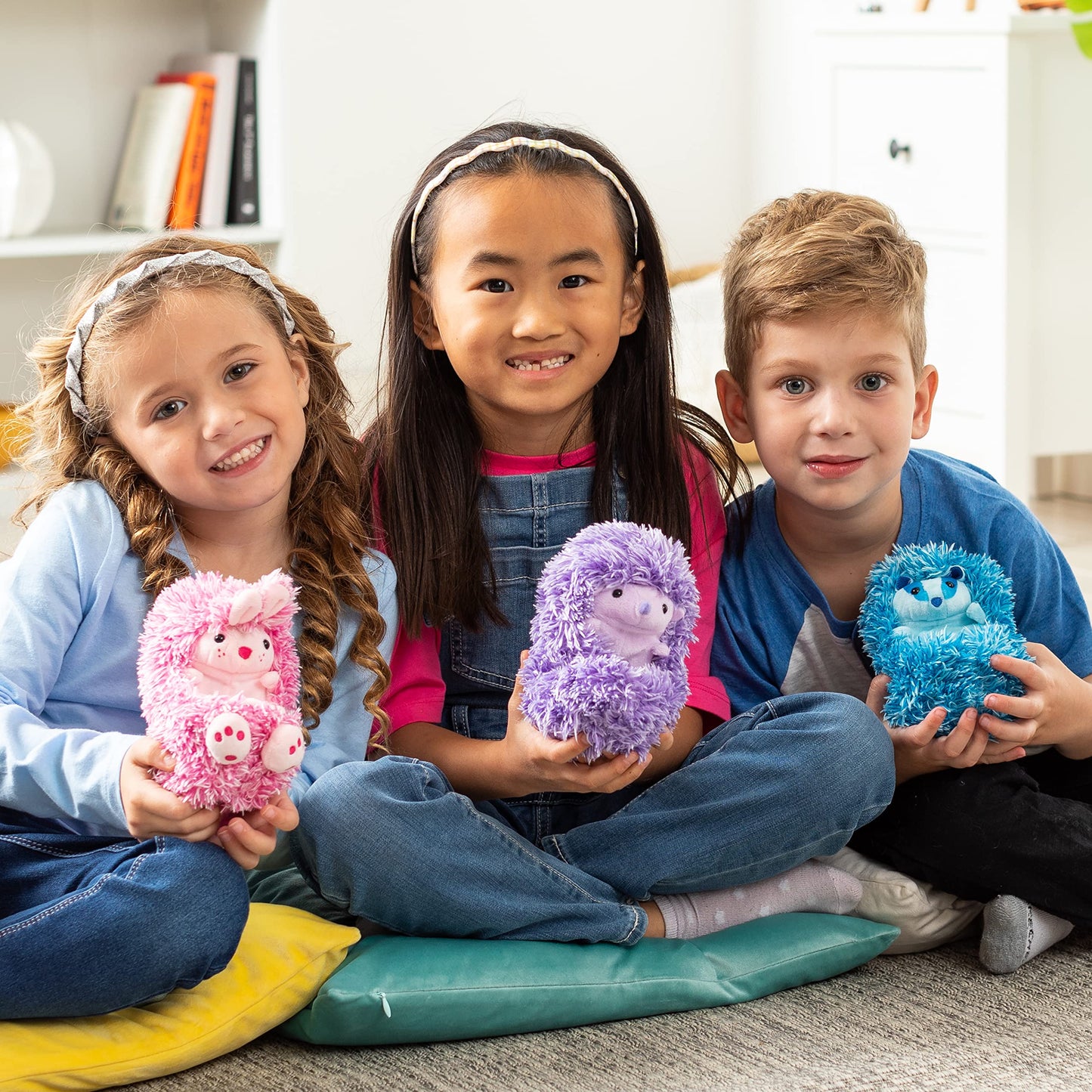 Curlimals Blue the Badger – Interactive Talking Plush Toy | 5-Inch, 50+ Sounds, New 2023