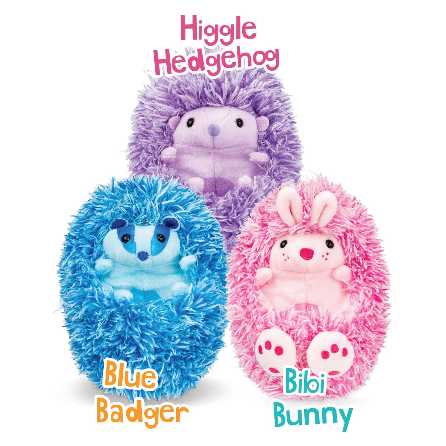 Curlimals Blue the Badger – Interactive Talking Plush Toy | 5-Inch, 50+ Sounds, New 2023