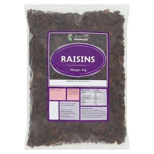 Curtis Raisins 2kg Suitable for vegetarians
