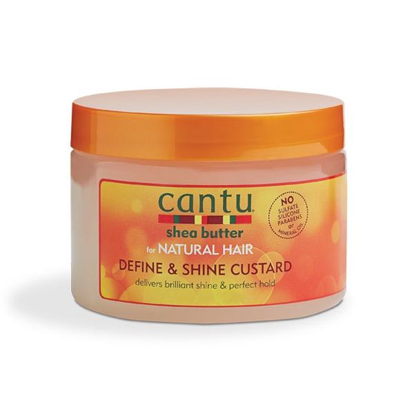 Cantu Define & Shine Custard 12 oz / 340 gm - For Defined, Frizz-Free Curls