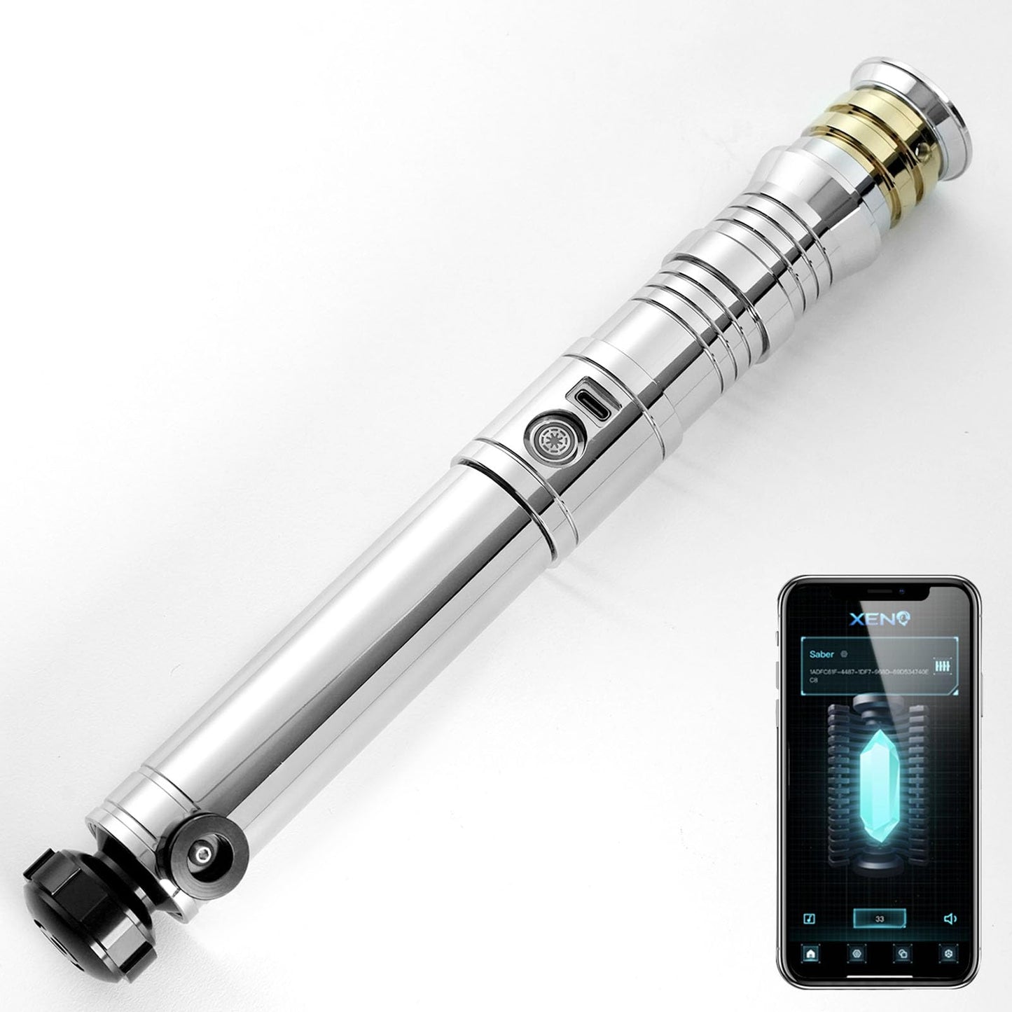 CUSTOM SABER Upgrade XRGB 3.0 Motion Control Light Saber – 16 Fonts