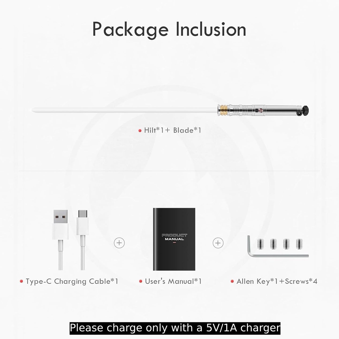 CUSTOM SABER Upgrade XRGB 3.0 Motion Control Light Saber – 16 Fonts
