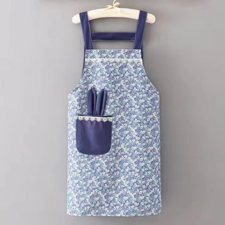 Cute Rabbit Ears Korean Style Cooking Apron