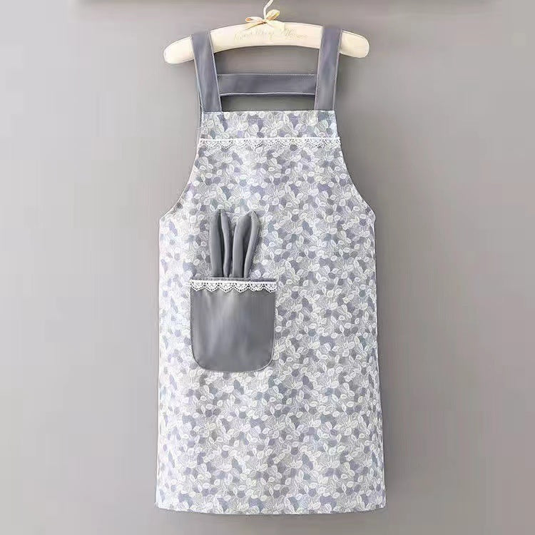 Cute Rabbit Ears Korean Style Cooking Apron