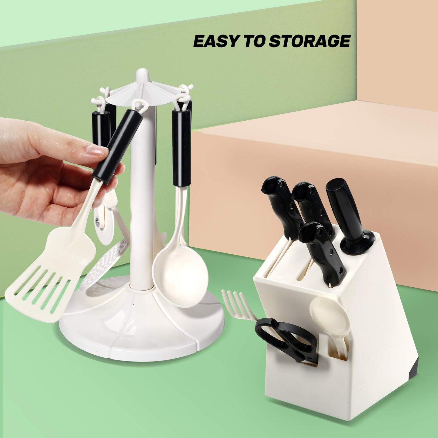 CUTE STONE Pretend Kitchen Toy with Steam Pressure Pot & Induction Cooktop