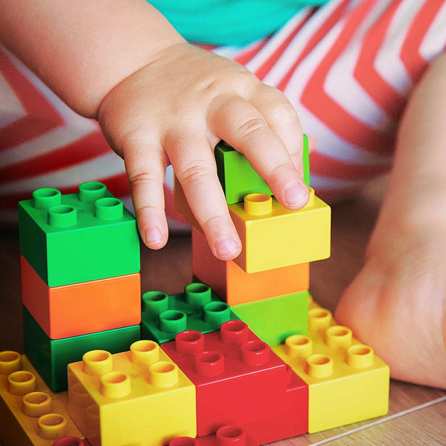 Cutedeer 138 Piece Building Blocks for Kids – Classic Large Bricks Set, Gift Box, Compatible with All Major Brands