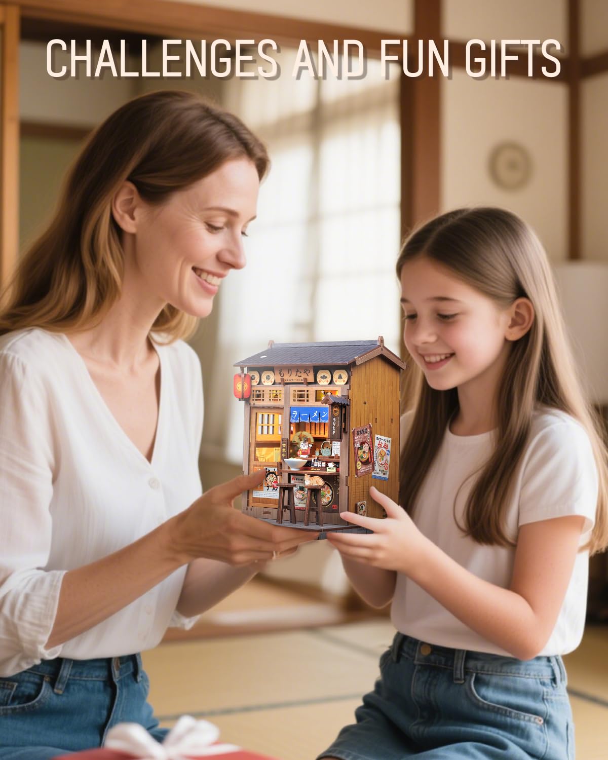 Cutefun Book Nook Kit – DIY Miniature Morita-Ya Ramen Shop with LED