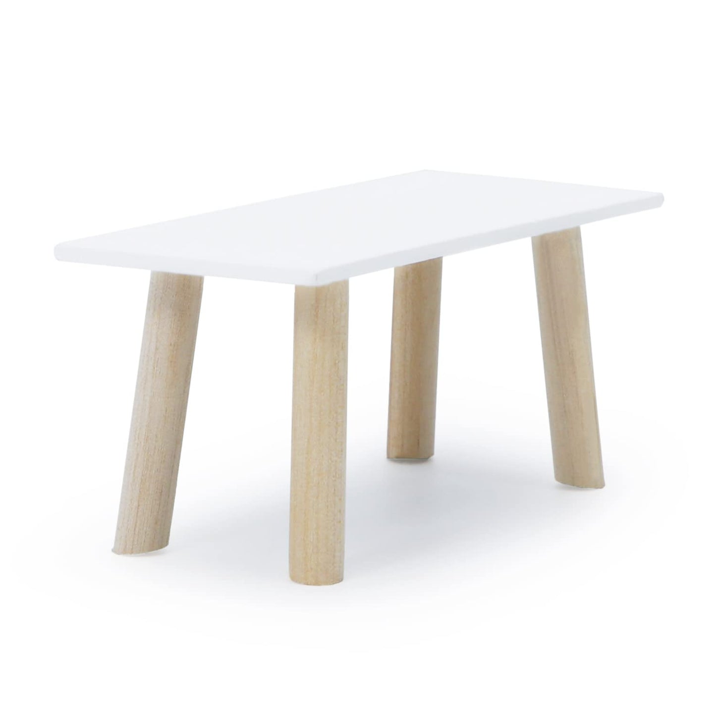 Cutemini Dollhouse Coffee Table 1:12 Scale – Wooden Miniature Furniture