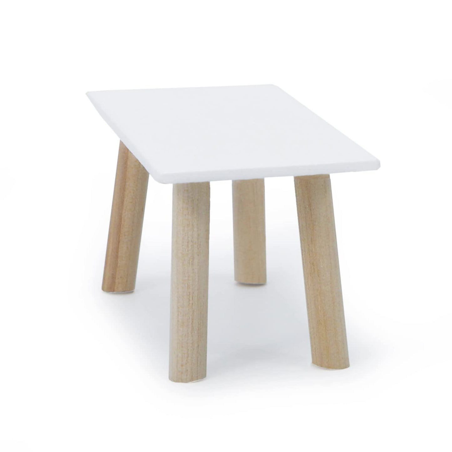Cutemini Dollhouse Coffee Table 1:12 Scale – Wooden Miniature Furniture