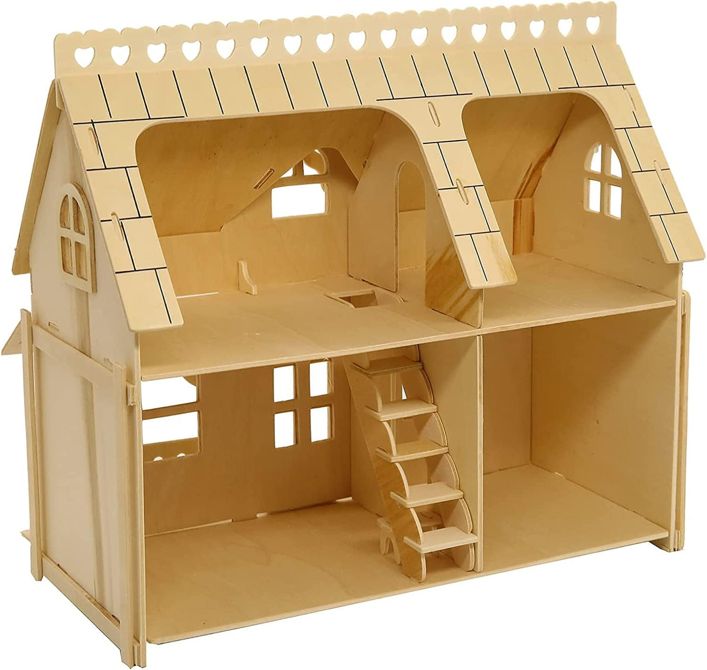 CUTEROOM 3D Puzzle House Duplex – Fantasy Villa DIY Miniature Dollhouse Kit