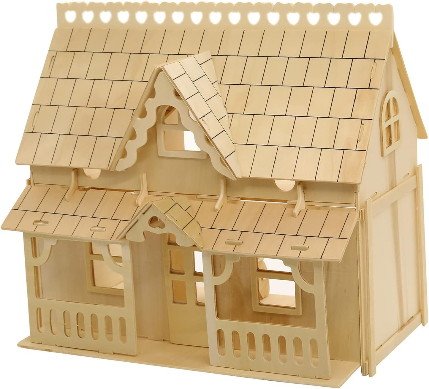 CUTEROOM 3D Puzzle House Duplex – Fantasy Villa DIY Miniature Dollhouse Kit
