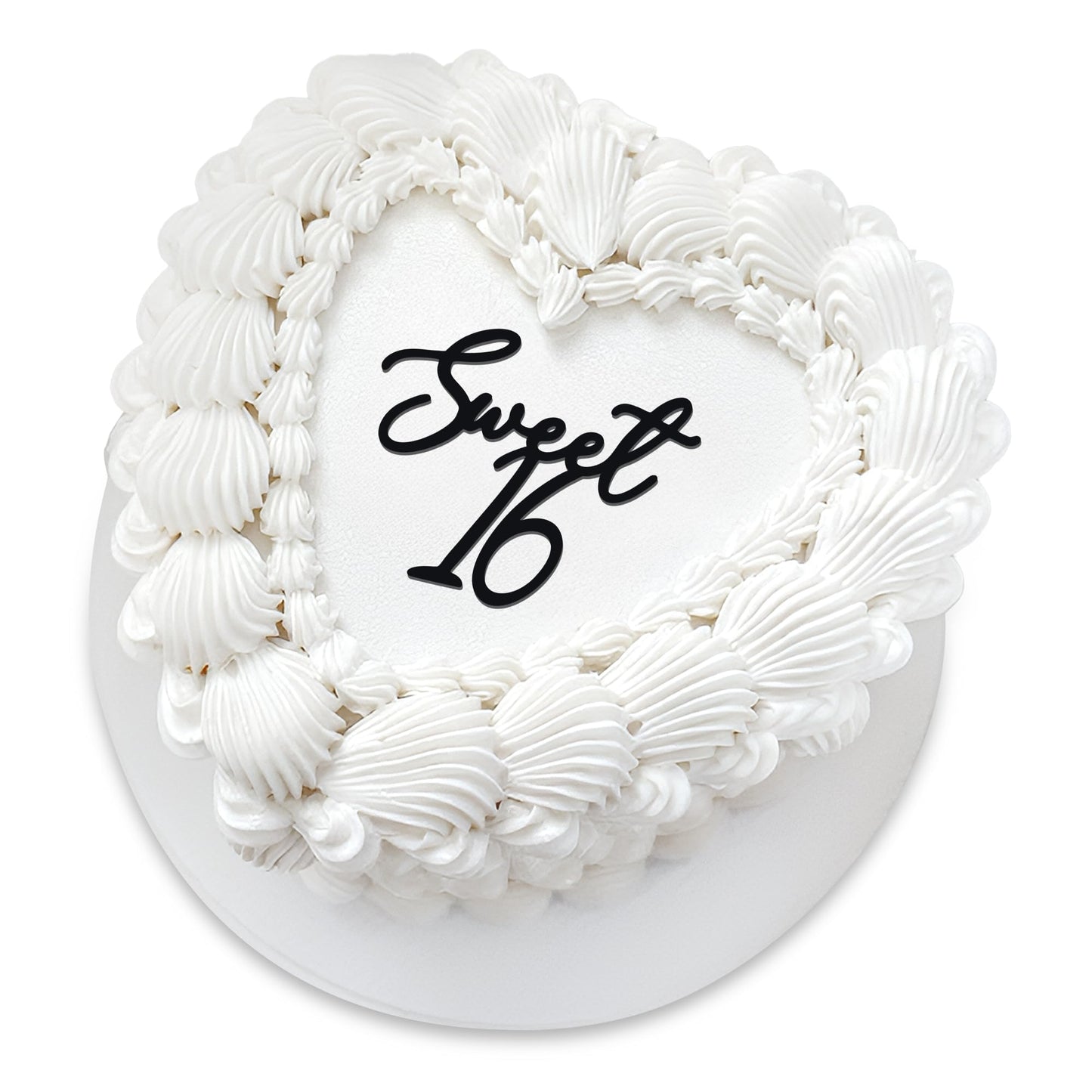 Cutylight Sweet 16 Cake Topper – Elegant Happy 16th Birthday Decor