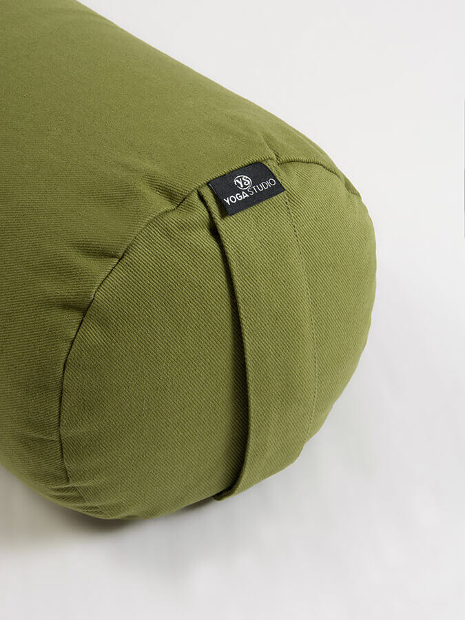 Yoga Studio Organic Cotton Buckwheat Lotus Meditation Bolster Cushion