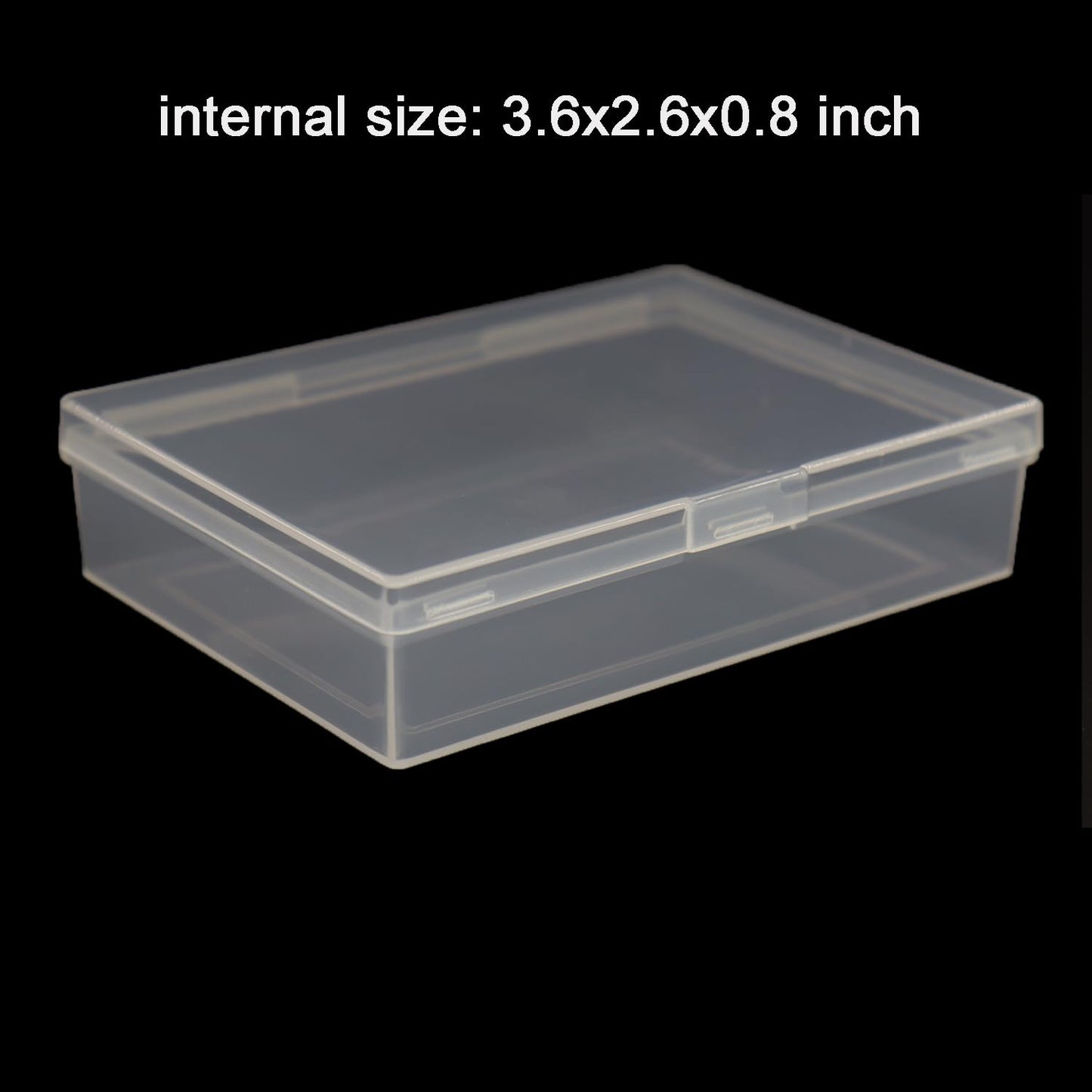Cwdew Playing Card Case 3Pcs – Snaps Closed Clear PP Card Box Holder, 3.6x2.6x0.8 in